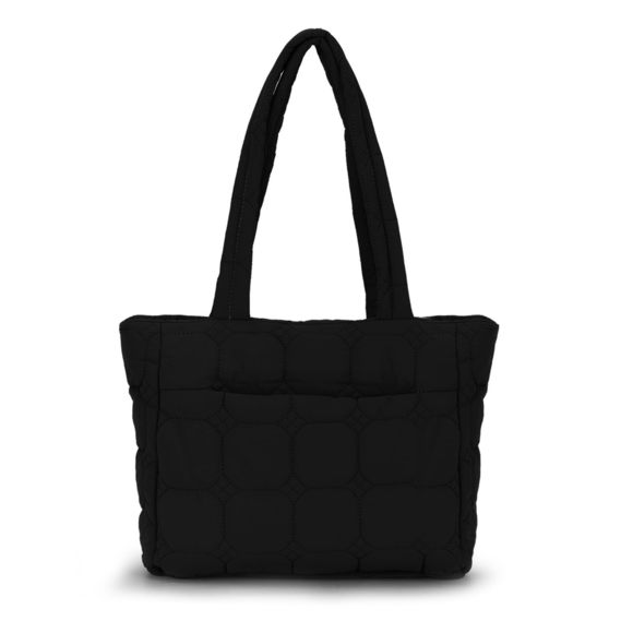 Tote Bag, Quilted Tote Bag With Zier, Puffer Work Bag Shoulder T_T - Picture 1 of 8